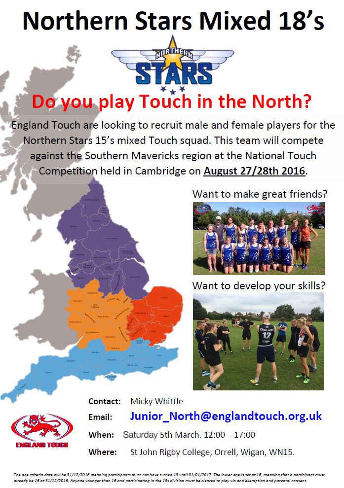 Northern Stars – Junior Mixed 18s