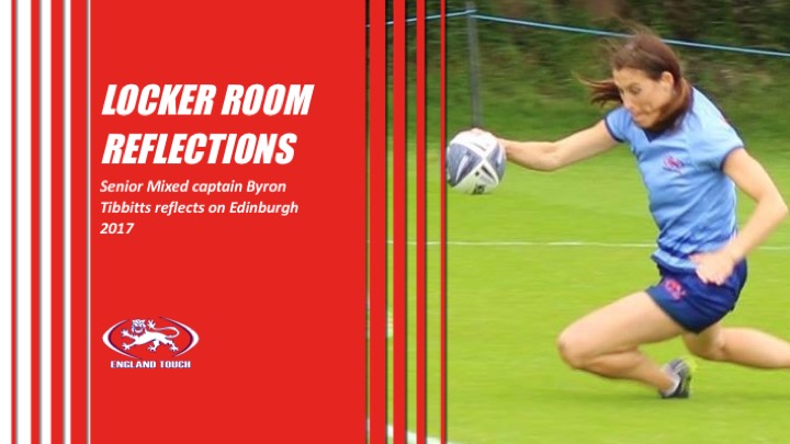 Locker room reflections | Byron Tibbitts, England Senior Mixed Captain